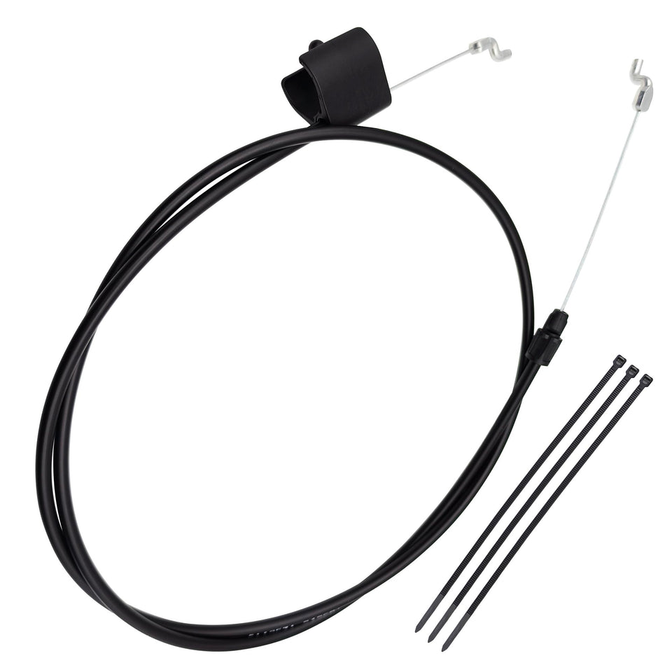 YGQ zone control cable close-up showing durable ends for reliable mower control.