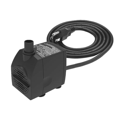 YH YUANHUA submersible pump delivering up to 200 GPH for fountains and ponds.