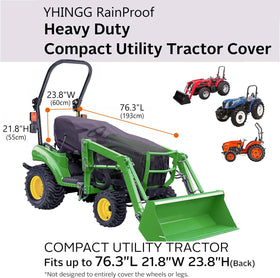 YHINGG tractor cover for John Deere keeps critical parts dry during storms
