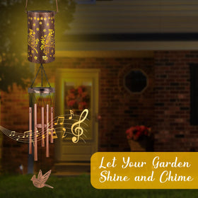 YHmall cardinal wind chimes memorial decor for outdoor space
