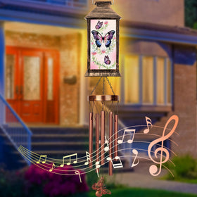 YHmall solar wind chimes require no batteries for daily outdoor use.