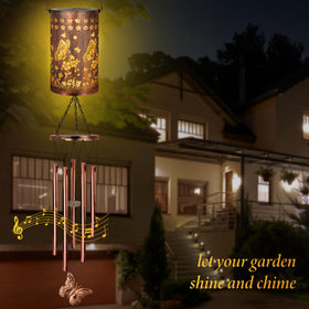YHmall laser-cut butterfly lantern adds decorative glow