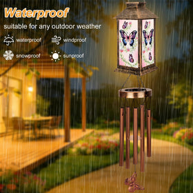 YHmall outdoor wind chimes are waterproof and easy to install.