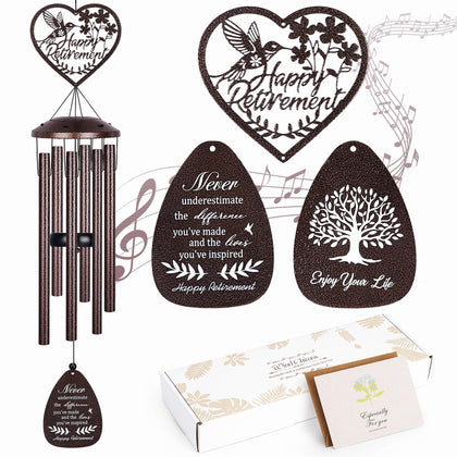 YHmall wind chimes for outdoor use with 36-inch reach and peaceful tones