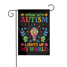 yhogxte autism awareness flag 12x18 front view brightens porch or garden