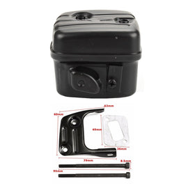 yhoparts muffler bracket for Husqvarna kit, secure mounting