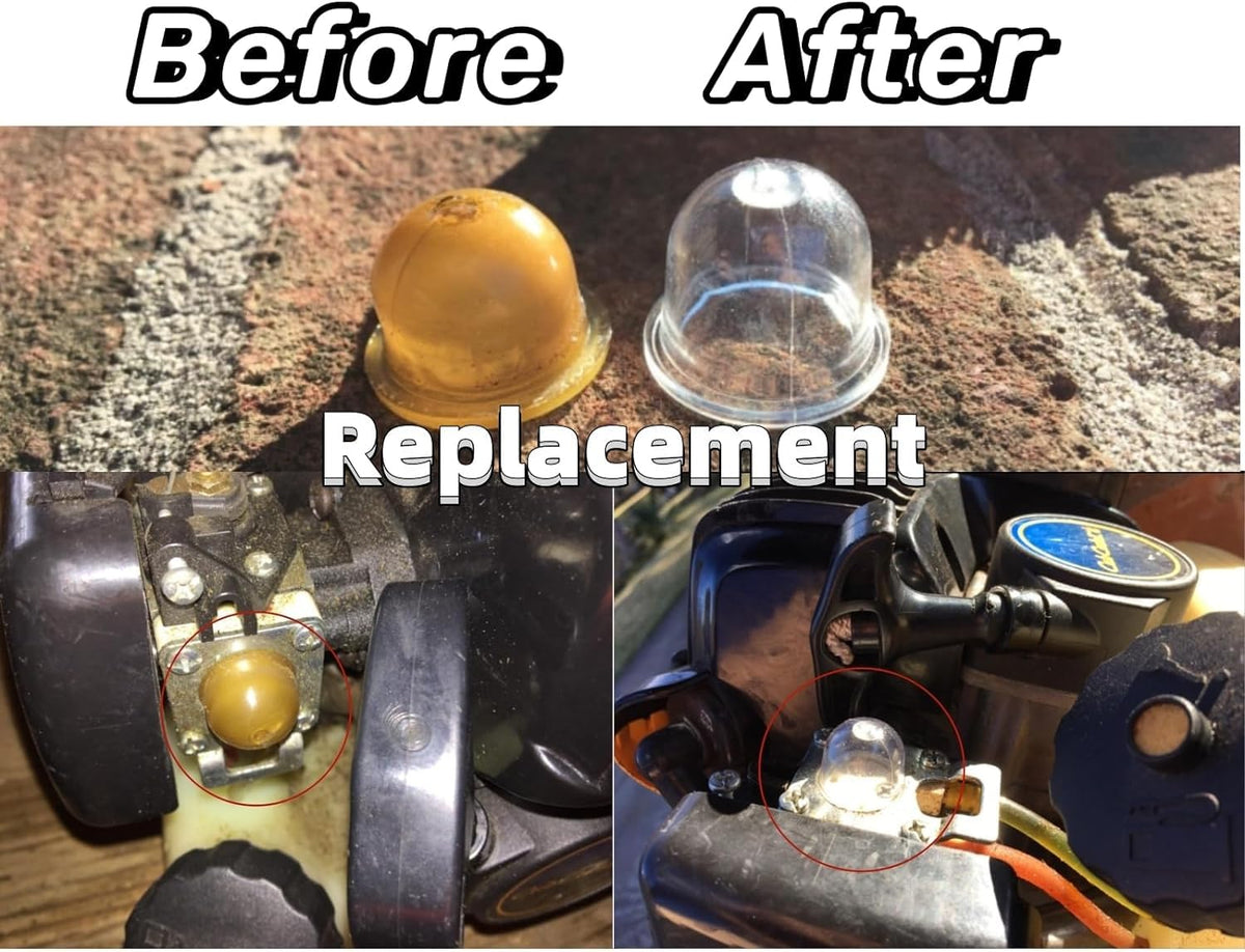 yhoparts primer bulb closeup reveals replacement details for accuracy.