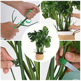 Yhtpouqe plant clips secure stems without damaging foliage.