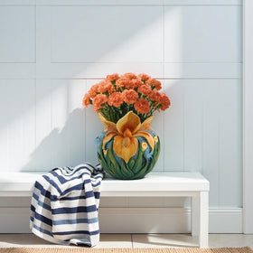 Yhupl Eco-friendly resin planter combines durability with artistic flair