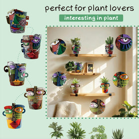 Yhupl resin planters offer durable fade-resistant color for indoor and outdoor use.