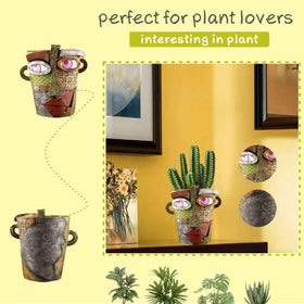 Yhupl vibrant color finish keeps the pot lively on balconies or shelves.