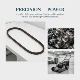 YIAOSUA GW-1128 belt top view demonstrates precise fit for Troy-Bilt tillers.