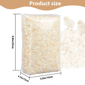 YIBOBO bedding showing high absorbency to keep the brooder dry