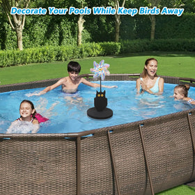 YIBOBO bird deterrent protects pools and docks with portable visible design.