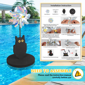 YIBOBO bird deterrent for pools, boats, and backyards.