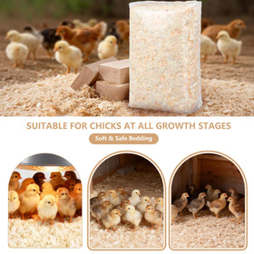YIBOBO large uniform flakes stay in place during chick activity