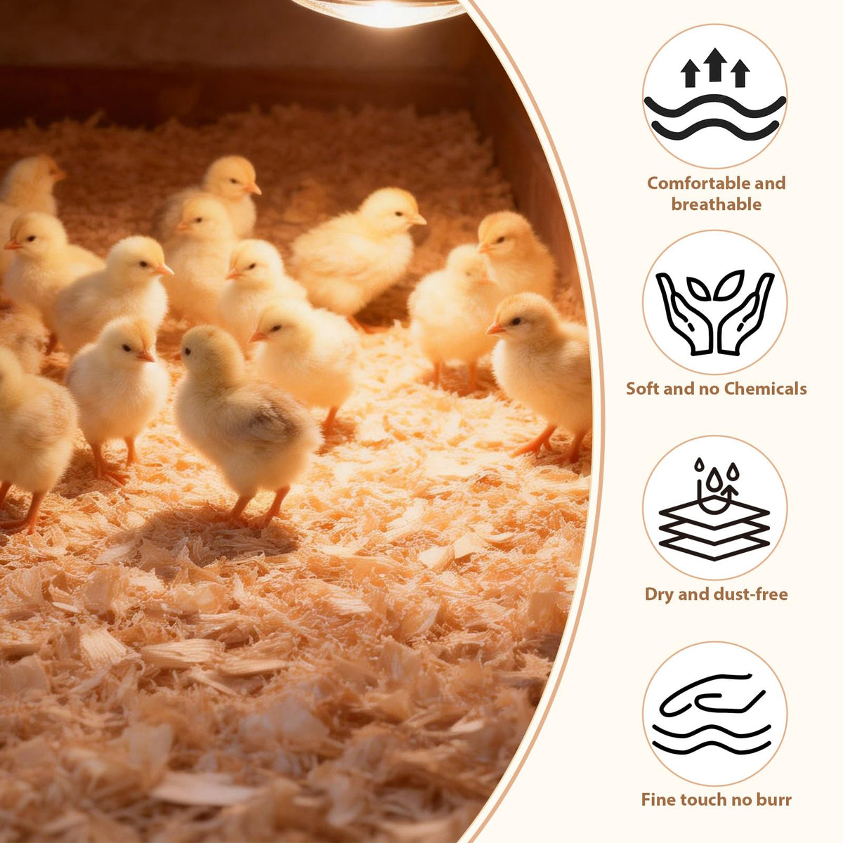 YIBOBO multi-use bedding suitable for chicks and small pets