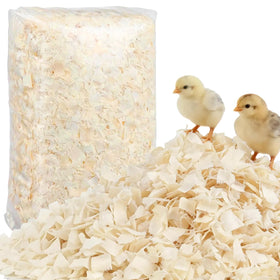 YIBOBO white poplar chick bedding with soft flakes for gentle brooding