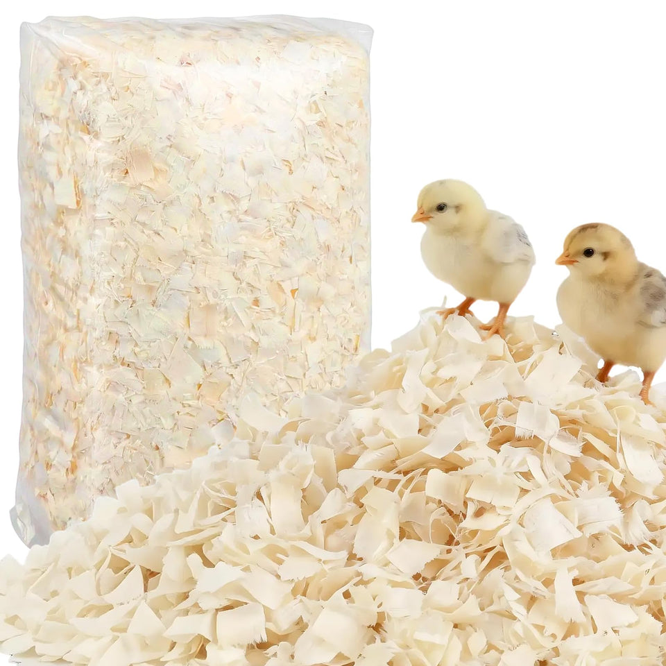 YIBOBO white poplar chick bedding with soft flakes for gentle brooding