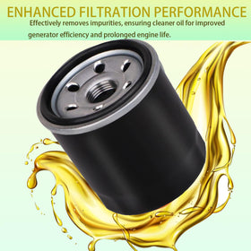 YIBOCO oil filter close-up shows precise threads and gasket surface.