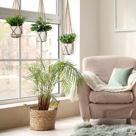YIBOT two-pack boho decor hangers save space and style.