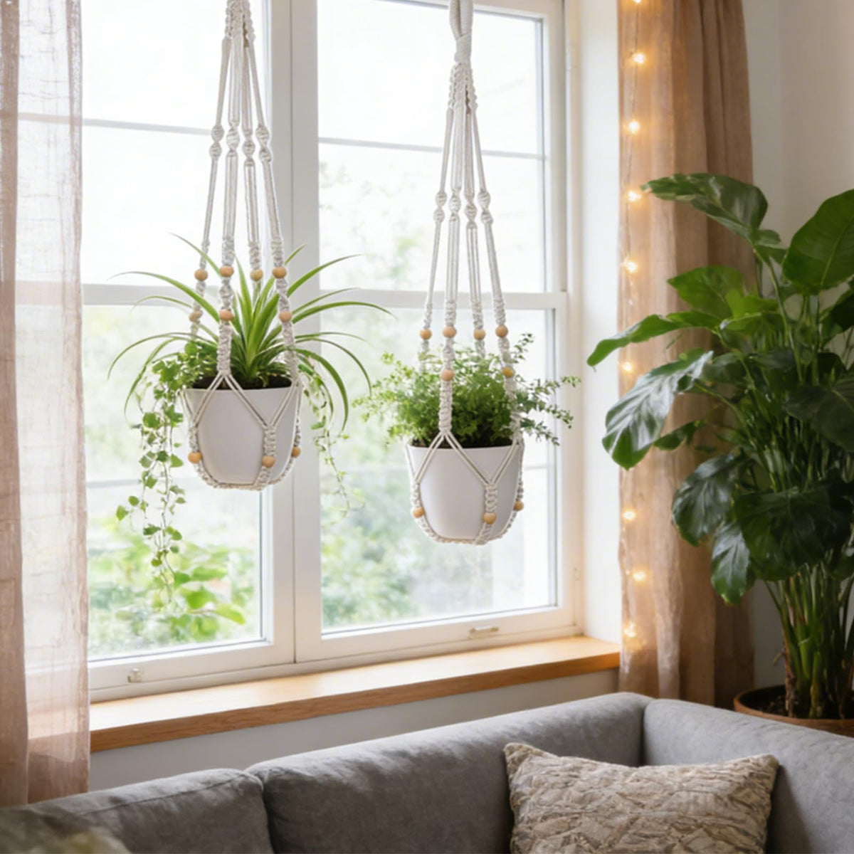 YIBOT Set of 2 hangers for stacked vertical greenery
