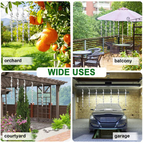 YIChongDan noise-free bird deterrent for patios and pools.