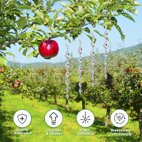 YIChongDan outdoor garden deterrent rods provide silent bird deterrence.