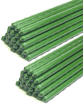YIDIE sturdy metal garden stakes in 6ft length for reliable plant support.