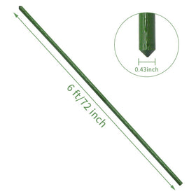 YIDIE tomato stakes 6ft provide sturdy support for growing vines and fruiting plants.