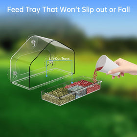 Yieach detachable seed tray design for quick refills