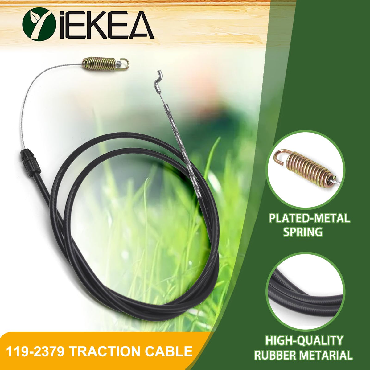 Yiekea 119-2379 cable fits Toro 22-inch Recycler