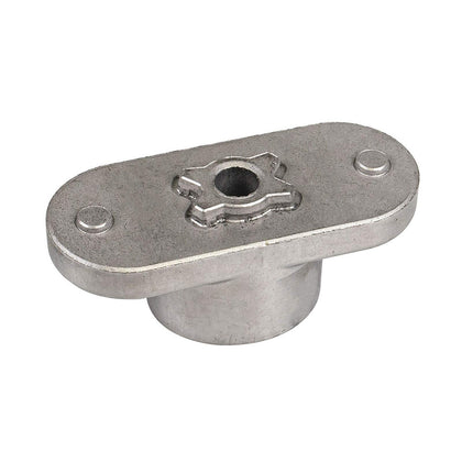 Yiekea lawn mower blade adapter close-up, easy installation for compatible walk-behind mowers.