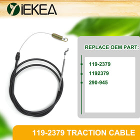 Yiekea traction cable with bail connection for smooth engagement