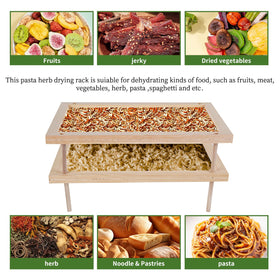 YiePhiot wooden rack helps preserve freshness by enabling controlled drying.