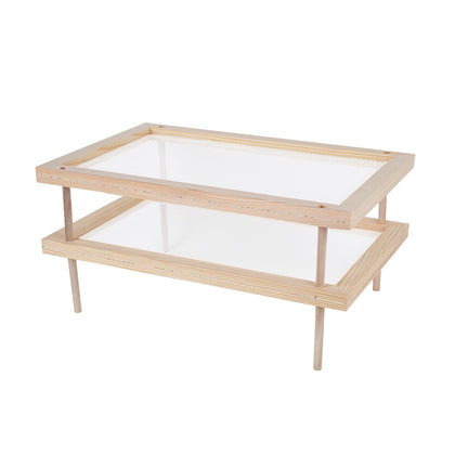 YiePhiot herb drying rack two-layer design supports efficient air flow for faster drying.