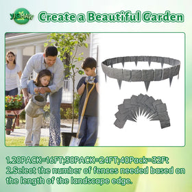 YIGMAW durable, weather-resistant edging for outdoor longevity and season after season use.