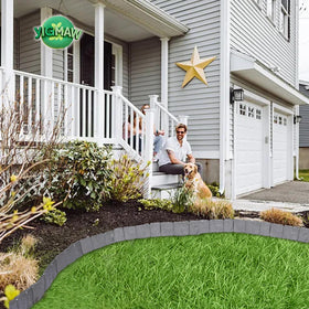 YIGMAW reusable landscape border pack reduces upkeep across multiple seasons.