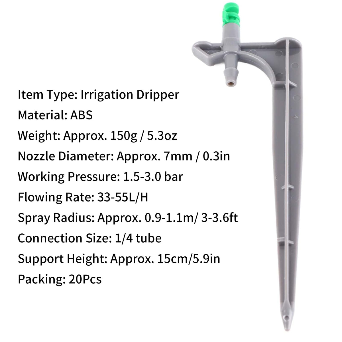 YIHAOSSING ground insert demonstrates quick, tool-free installation in garden beds.