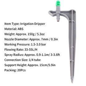 YIHAOSSING ground insert demonstrates quick, tool-free installation in garden beds.