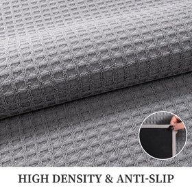 YIHOUSE door mat non-slip backing keeps it securely in place