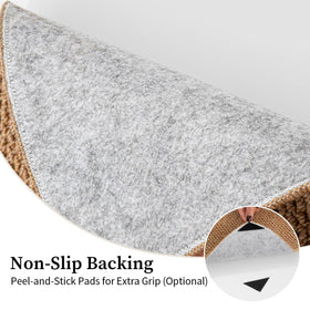 YIHOUSE rug is easy to vacuum and maintain between cleanings.