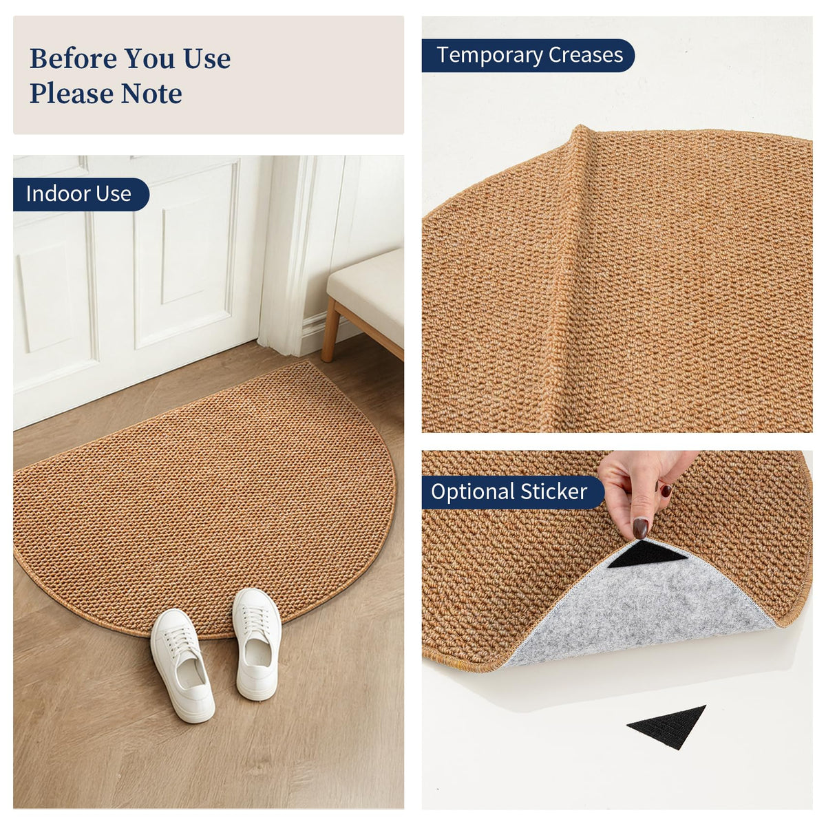 YIHOUSE light brown tone adds warmth and versatility to entryways.
