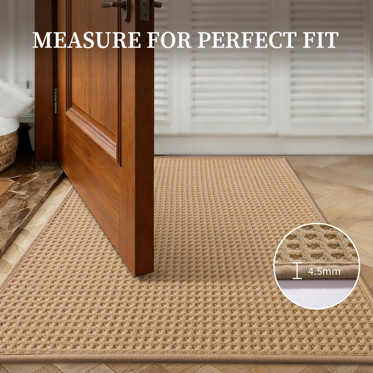 YIHOUSE pet-friendly mat withstands claws while protecting floors.