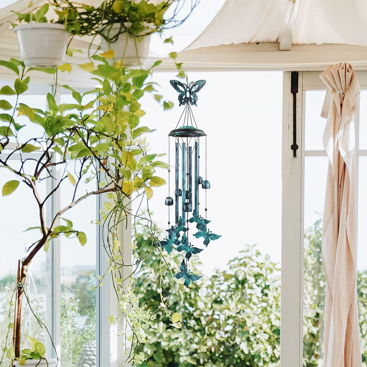 Yiiwinwy hand-colored butterflies add retro charm to outdoor spaces