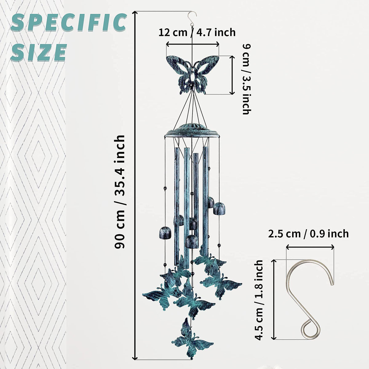 Yiiwinwy butterfly wind chimes as a thoughtful gift for memories and wishes
