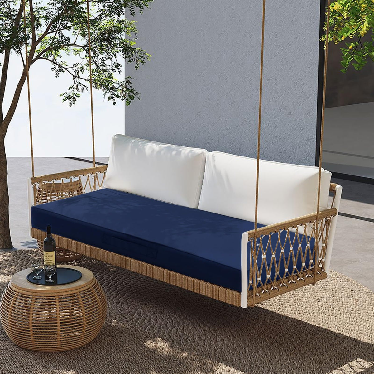 YIJIAN HOME machine-washable cover makes outdoor cushion cleaning quick