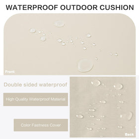 Waterproof polyester outdoor bench cushion from YIJIAN HOME
