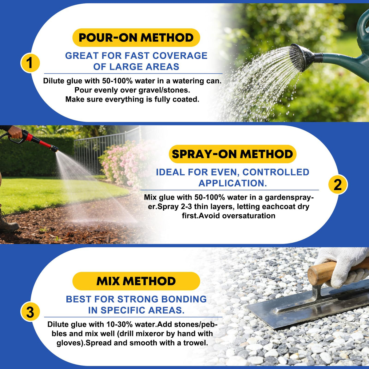 YiJiAre mulch glue is pet-safe and plant-safe for gardens.