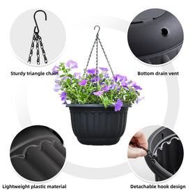 YIKUSH hanging chain design enables easy indoor or outdoor setup.